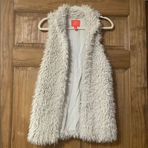 Chelsea & Violet furry vest